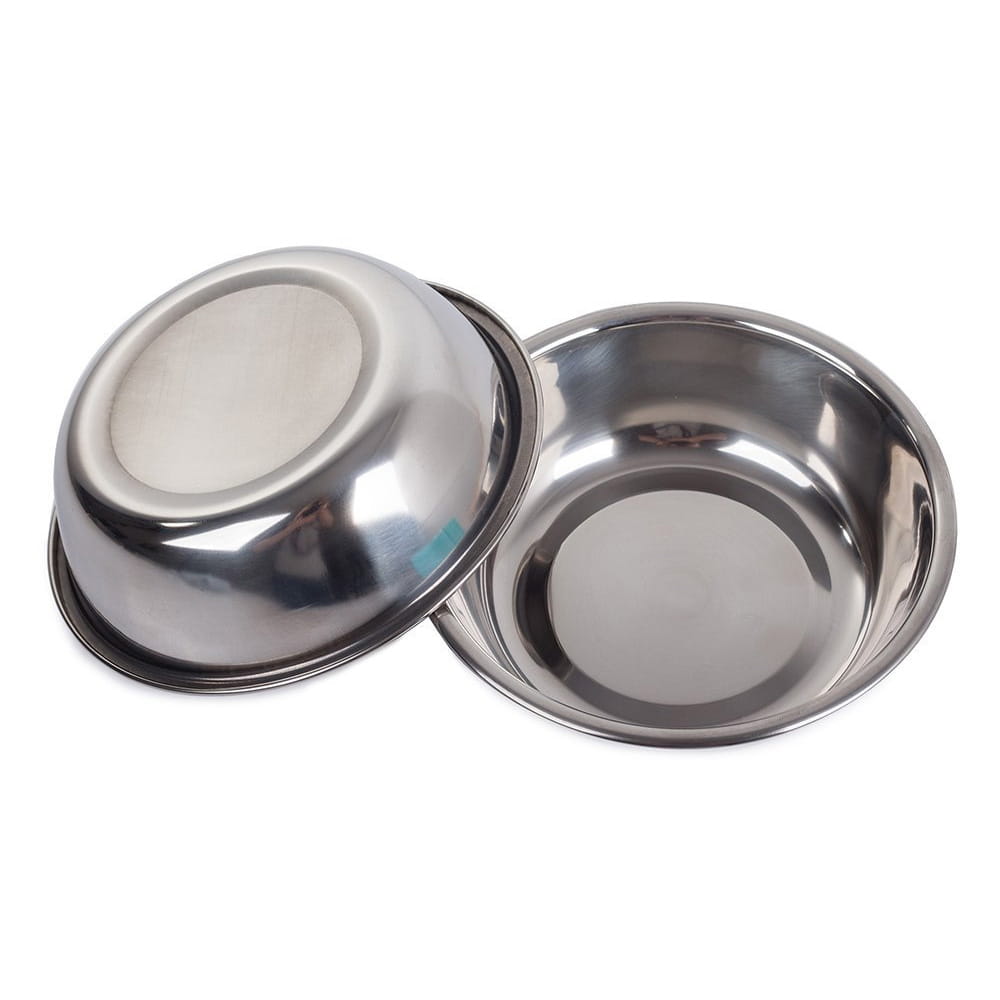 Miska Podwójna Metalowa dla Psa i Kota 2x175ml
